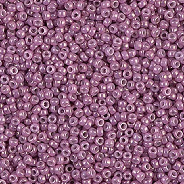 11/0 Opaque Dark Orchid Luster Miyuki Glass Seed Beads, 1867-10 grams