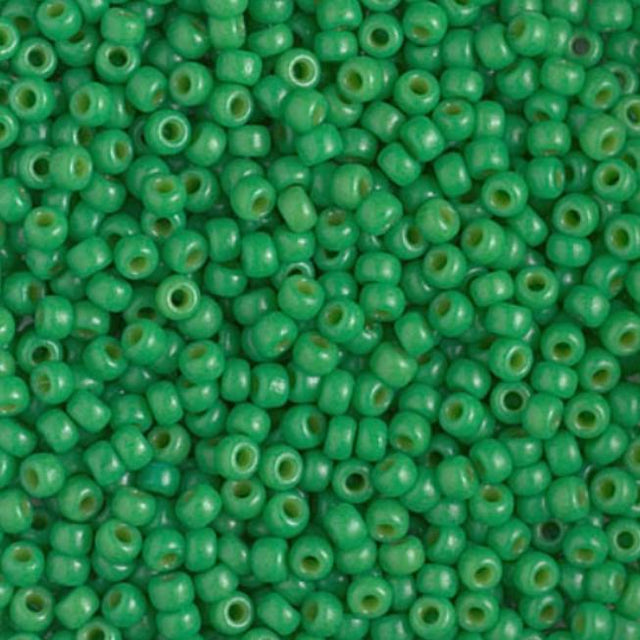 8/0 Duracoat Dyed Opaque Miyuki Seed Bead, Opaque Fiji, 4476