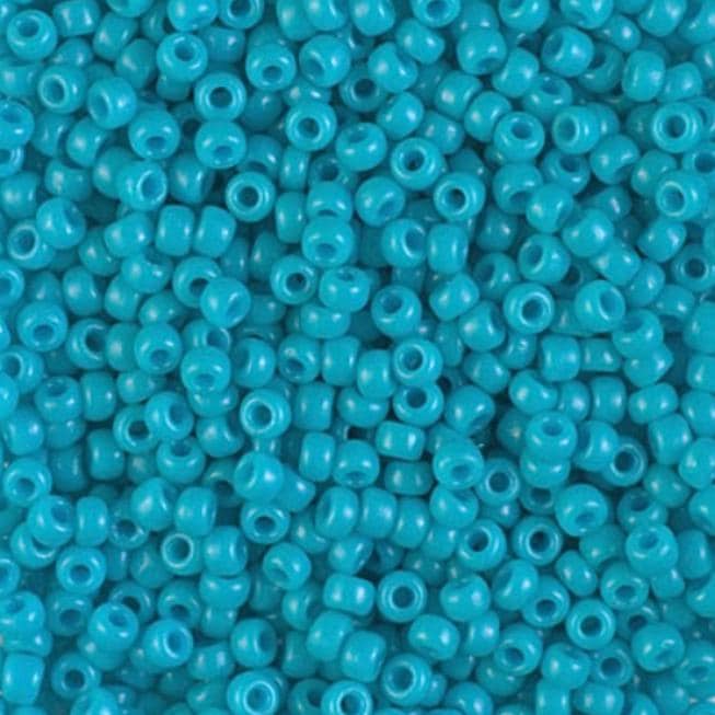 8-4480 Duracoat Dyed Opaque Underwater Blue, Miyuki Seed Bead, 8/0