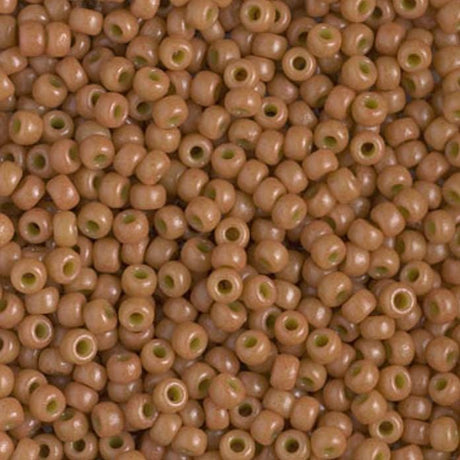 8/0 Duracoat Dyed Miyuki Seed Bead, Opaque Cedar, 4457