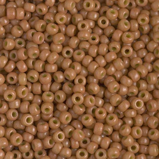 8/0 Duracoat Dyed Miyuki Seed Bead, Opaque Cedar, 4457