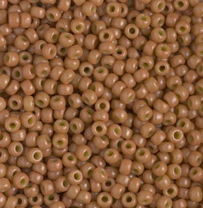 8/0 Duracoat Dyed Miyuki Seed Bead, Opaque Cedar, 4457