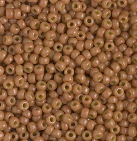 8/0 Duracoat Dyed Miyuki Seed Bead, Opaque Cedar, 4457