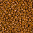 8/0 Duracoat Dyed Miyuki Seed Bead, Opaque Persimmon, 4458