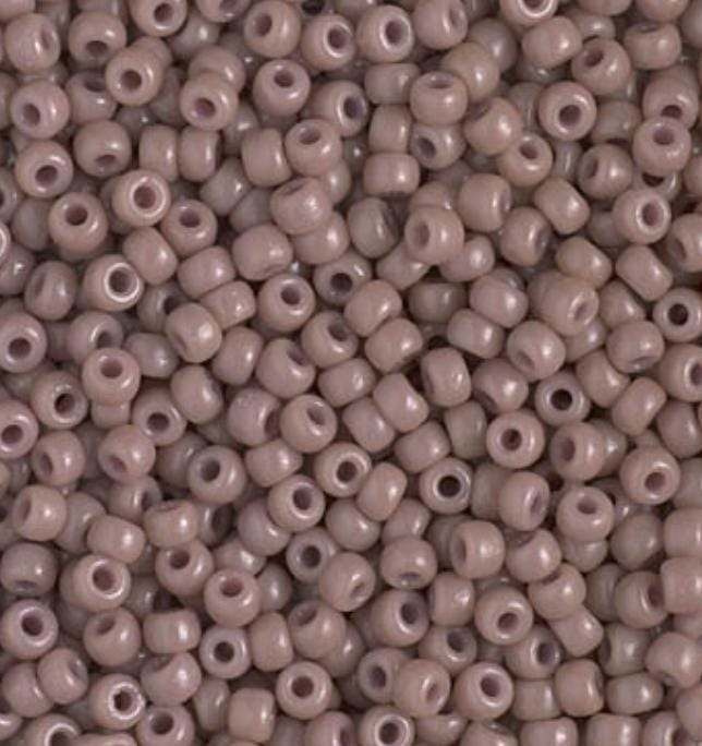8/0 Duracoat Dyed Miyuki Seed Bead, Opaque Beige, 4455