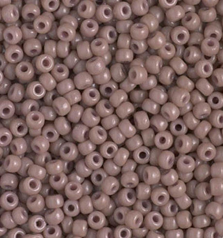 8/0 Duracoat Dyed Miyuki Seed Bead, Opaque Beige, 4455