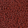 11/0 Duracoat Dyed Miyuki Seed Bead, Opaque Maroon, 4470