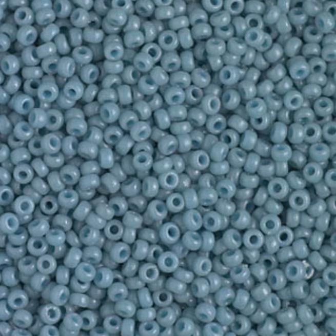 11/0 Duracoat Dyed Miyuki Seed Bead, Opaque Moody Blue, 4479