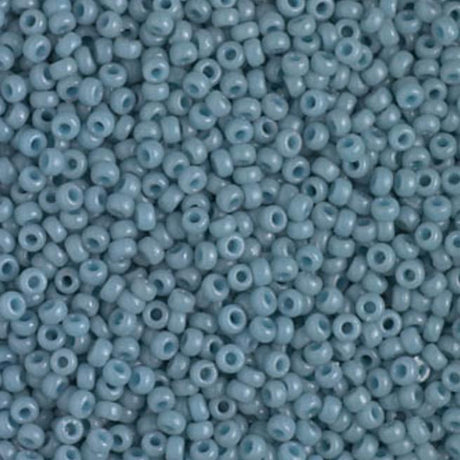 11/0 Duracoat Dyed Miyuki Seed Bead, Opaque Moody Blue, 4479