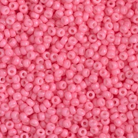 11/0 Duracoat Dyed Miyuki Seed Bead, Opaque Carnation, 4467