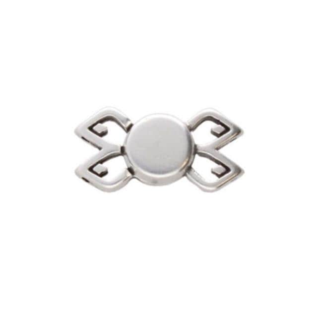 Cymbal Fylakopi ll GemDuo Magnetic Clasp, 013818-24K Gold Plate-1 piece