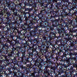Silverlined Amethyst AB Miyuki round seed bead in color 1024 size 11.