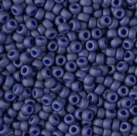 8-1253 Matte Metallic Royal Blue, Miyuki Seed Bead 8/0