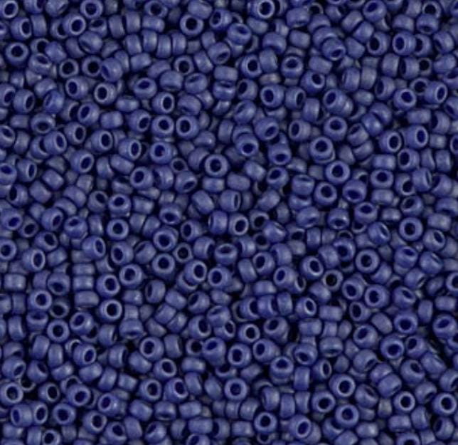 15-2039 Matte Metallic Royal Blue, Miyuki Seed Bead