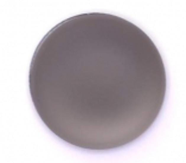 Lunasoft Lucite Cabochon Gray, 18mm Round, quantity 1