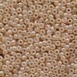 Translucent Jasmine Miyuki round seed bead in color 2370 size 8.