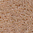 Translucent Jasmine Miyuki round seed bead in color 2370 size 15.