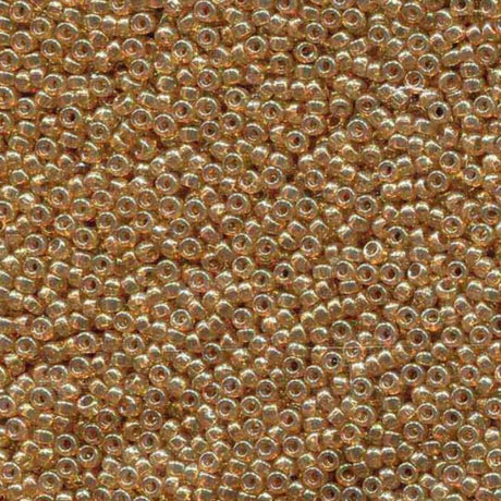 Translucent Spice Miyuki round seed bead in color 2372 size 15.