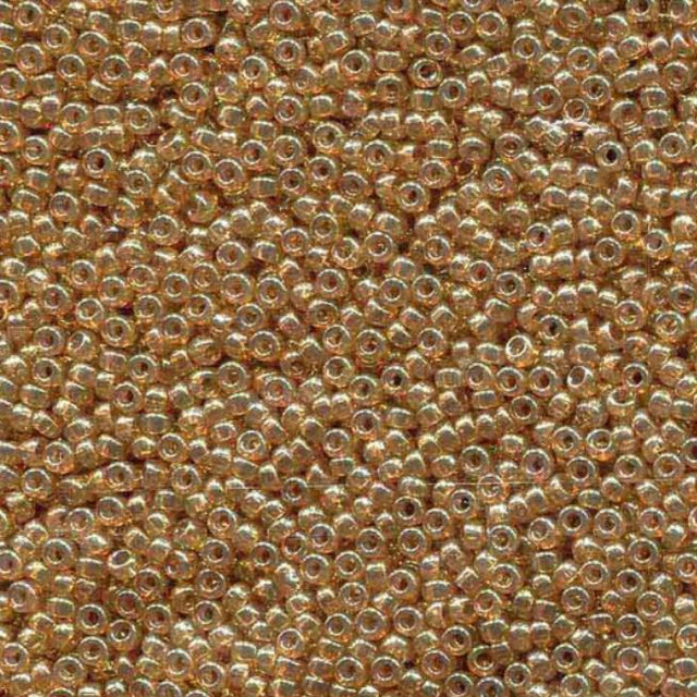 Translucent Spice Miyuki round seed bead in color 2372 size 15.