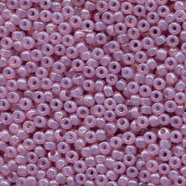 Translucent Thistle Miyuki round seed bead in color 2373 size 8.