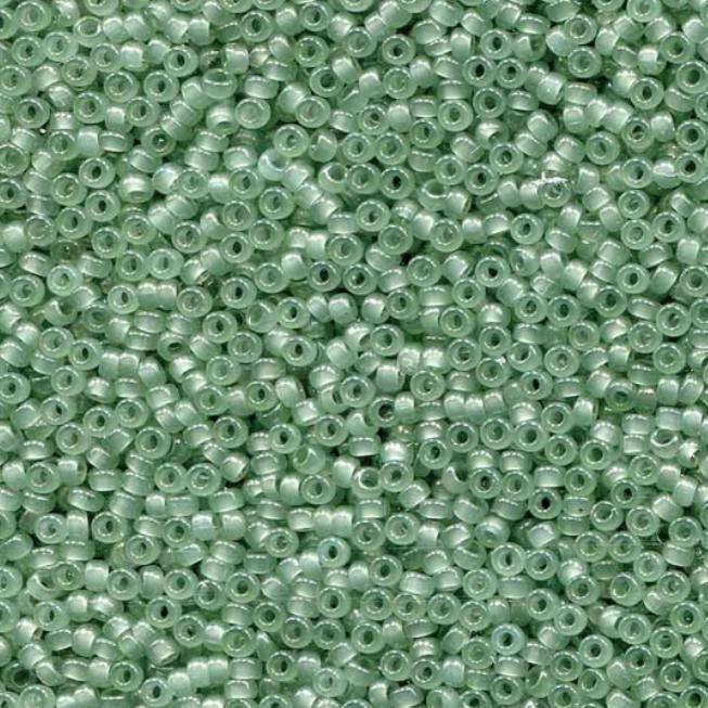 15-2375 Translucent Sage, Miyuki Seed Bead 15/0