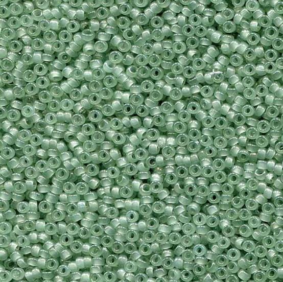 15-2375 Translucent Sage, Miyuki Seed Bead 15/0
