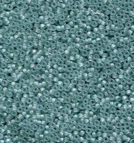 15-2376 Translucent Eucalyptus, Miyuki Seed Bead 15/0