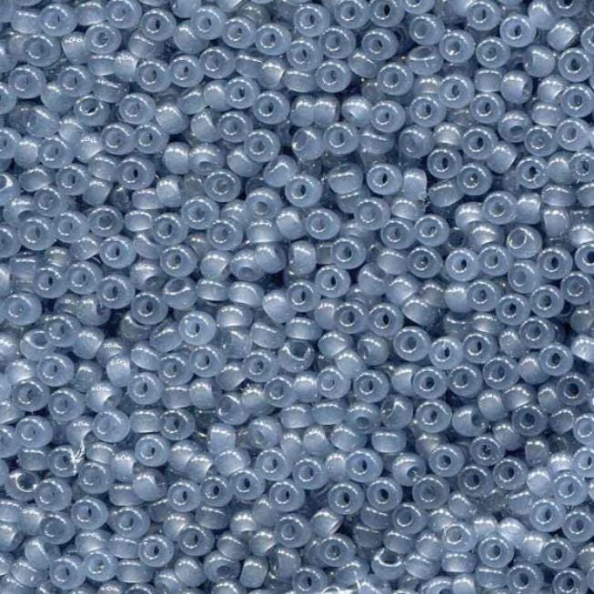 Translucent Slate Miyuki round seed bead in color 2378 size 11.