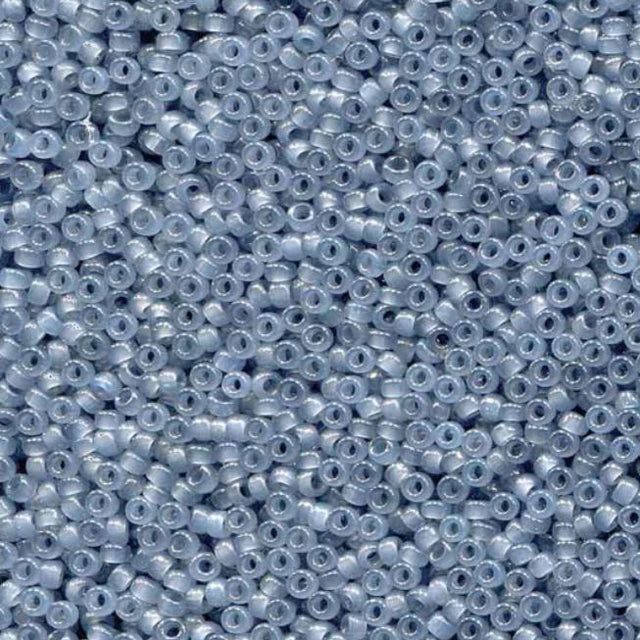 Translucent Slate Miyuki round seed bead in color 2378 size 15.