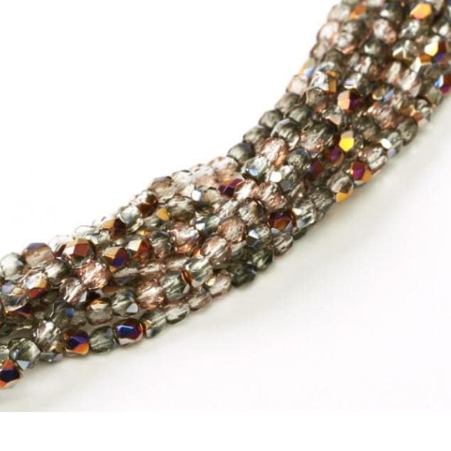 2MM Crystal Sliperit, Fire Polish Czech Glass, 00030-29500-100 Beads