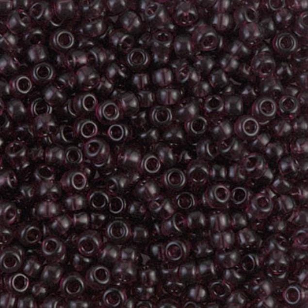 8-153 Dark Smoky Amethyst, Miyuki Seed Bead 8/0
