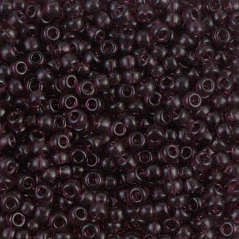 8-153 Dark Smoky Amethyst, Miyuki Seed Bead 8/0