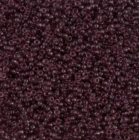15-153 Dark Smoky Amethyst, Miyuki Seed Bead 15/0