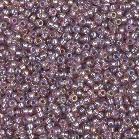 11-1010 Silverlined Smoky Amethyst AB, Miyuki Seed Bead 11/0