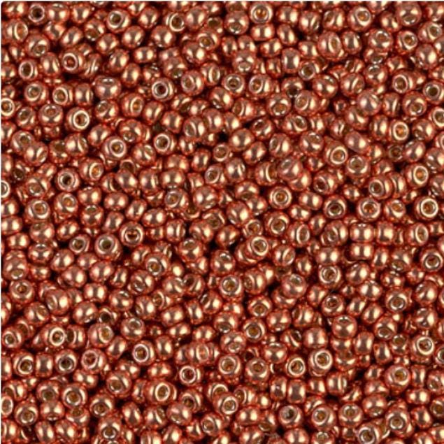 11-4207 Duracoat Galvanized Pink Blush, Miyuki Seed Bead, 11/0