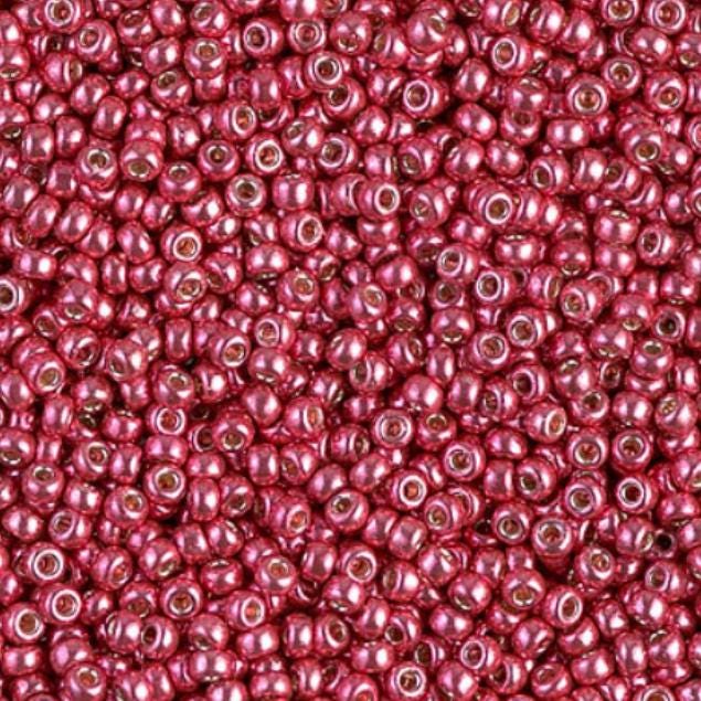 11-4211 Duracoat Galvanized Lt Cranberry Miyuki Seed Beads, 11/0
