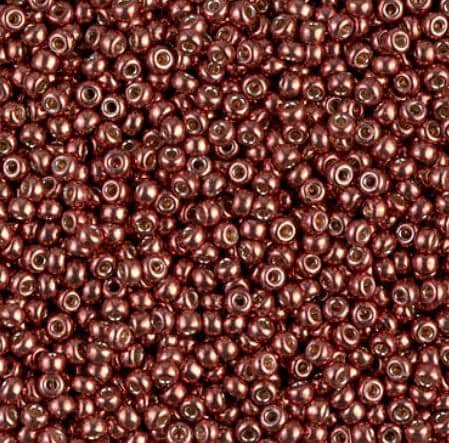 11-4212 Duracoat Galvanized Dark Berry Cranberry Miyuki Seed Beads, 11/0