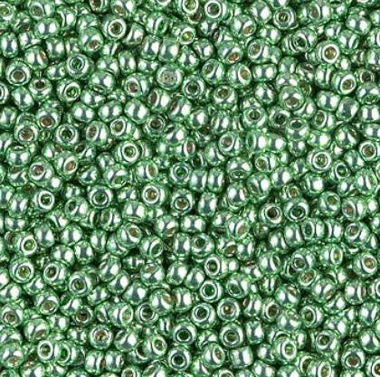 11-4214 Duracoat Galvanized Dark Mint Green, Miyuki Seed Beads, 11/0