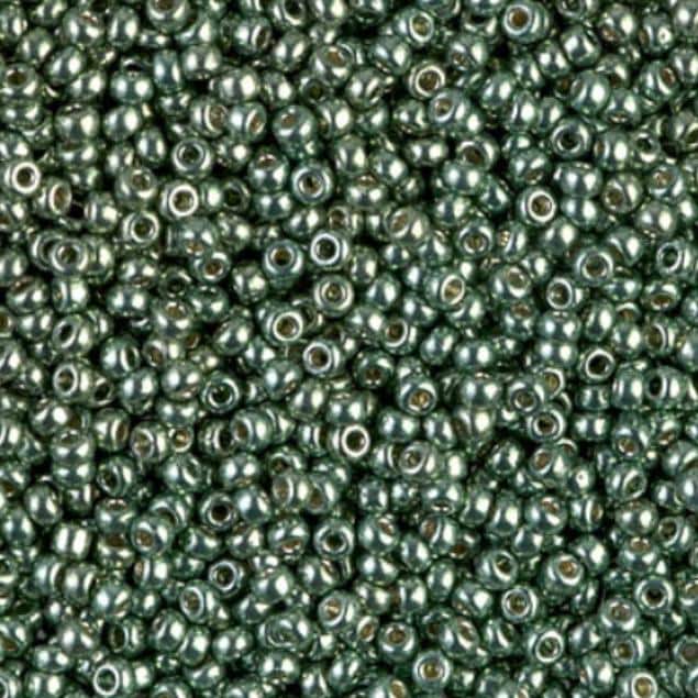 11-4215 Duracoat Galvanized Sea Green, Miyuki Seed Beads, 11/0