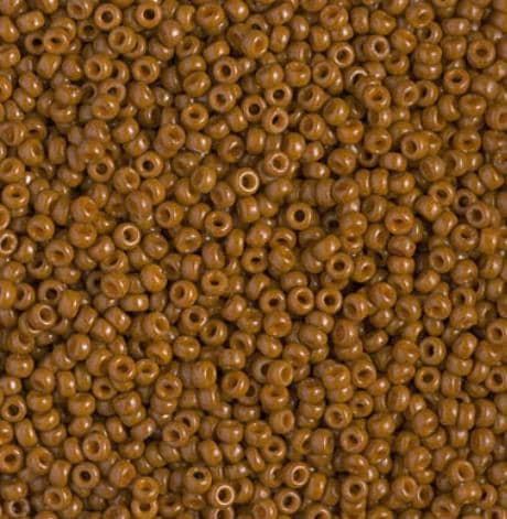 11-4459 Duracoat Dyed Opaque Sienna, Miyuki Seed Bead 11/0