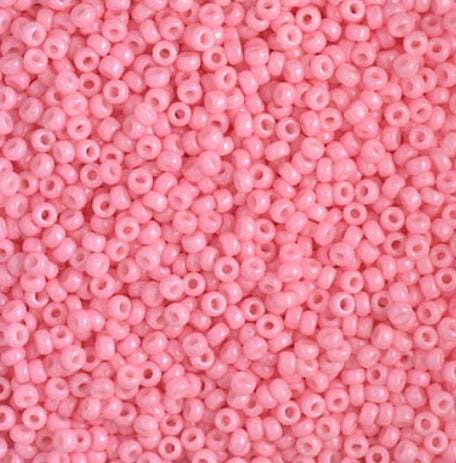 11-4466 Duracoat Dyed Opaque Light Carnation, Miyuki size Seed Bead, 11/0