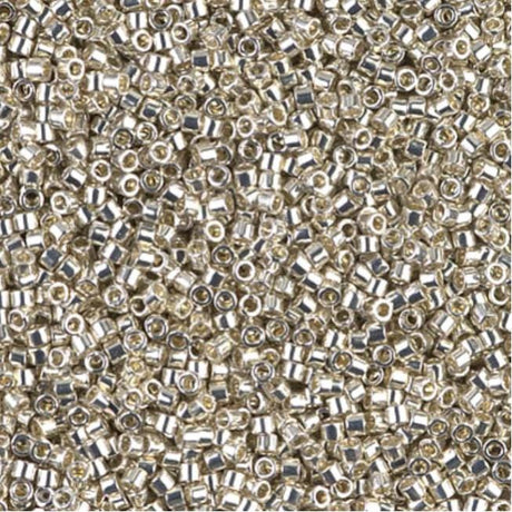 Galvanied Silver Miyuki Delica 11/0, DB0035
