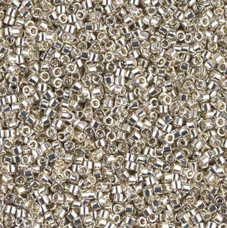 Delica 11/0 Galvanized Silver Miyuki Delica Bead, DB0035