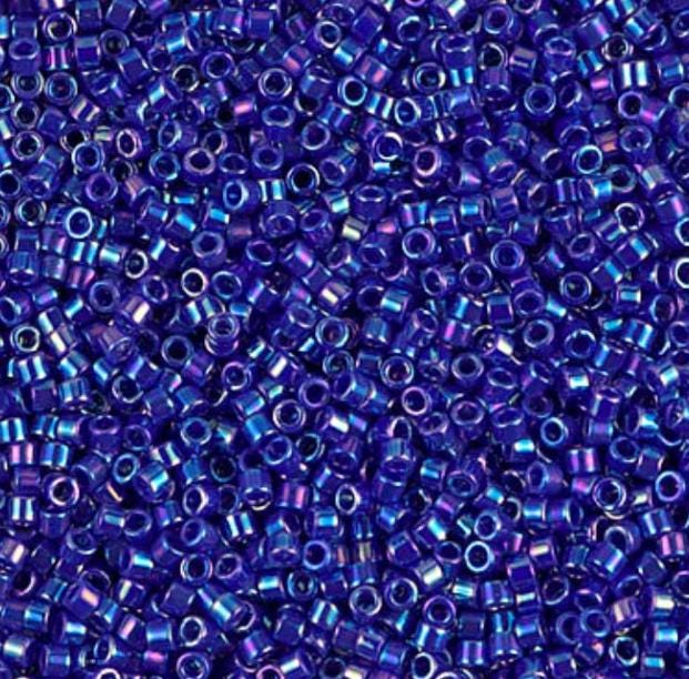 DB0165 11/0 Opaque Cobalt AB Miyuki Delica