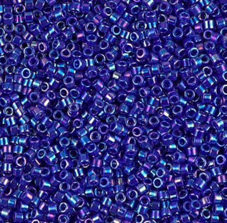 DB0165 11/0 Opaque Cobalt AB Miyuki Delica