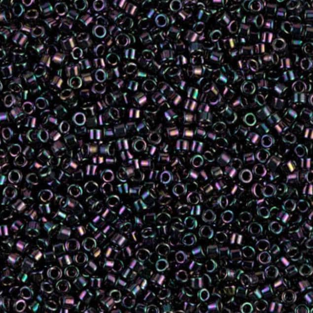 DB0004 11/0 Metallic Dark Plum Iris Miyuki Delica