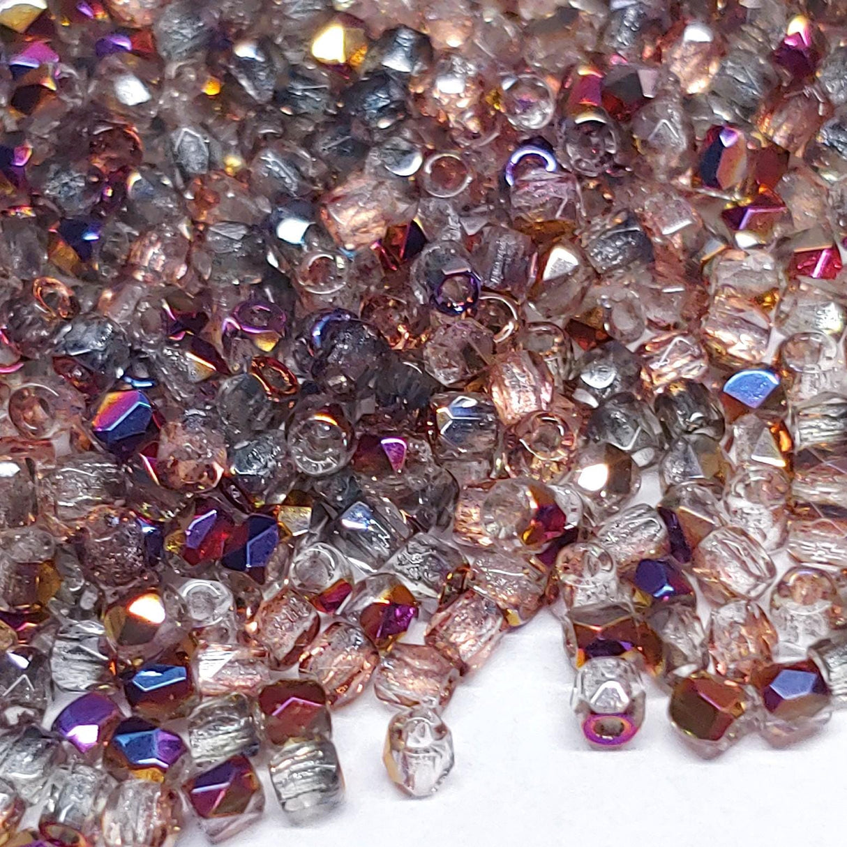 2MM Crystal Sliperit, Fire Polish Czech Glass, 00030-29500-100 Beads
