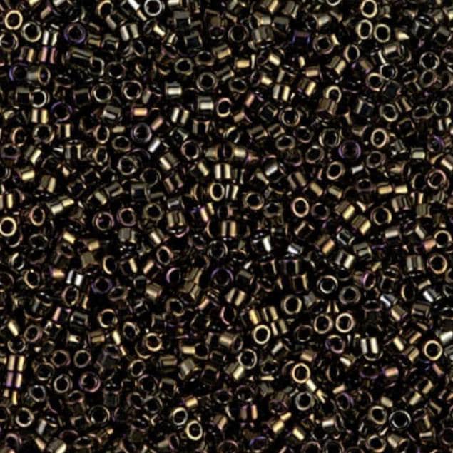 DB0007 11/0 Metallic Brown Iris Miyuki Delica