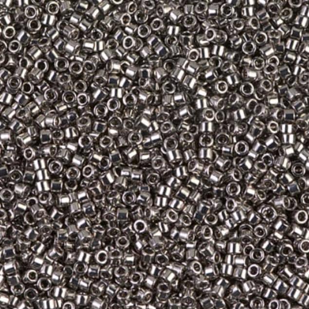 DB00021 11/0 Nickel Plated Miyuki Delica