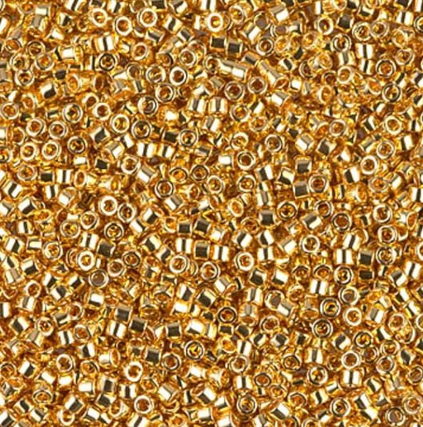DB0031 11/0 24kt Gold Plated Miyuki Delica